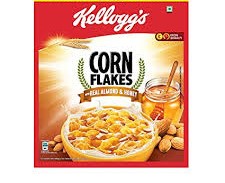 KELLOGS CORN FLAKES ALMOND HONEY 180G